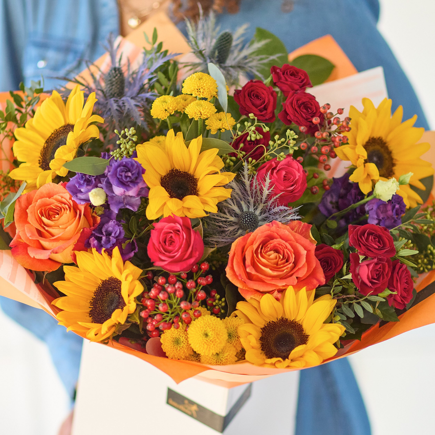 The Sunflower Carnival autumn bouquet